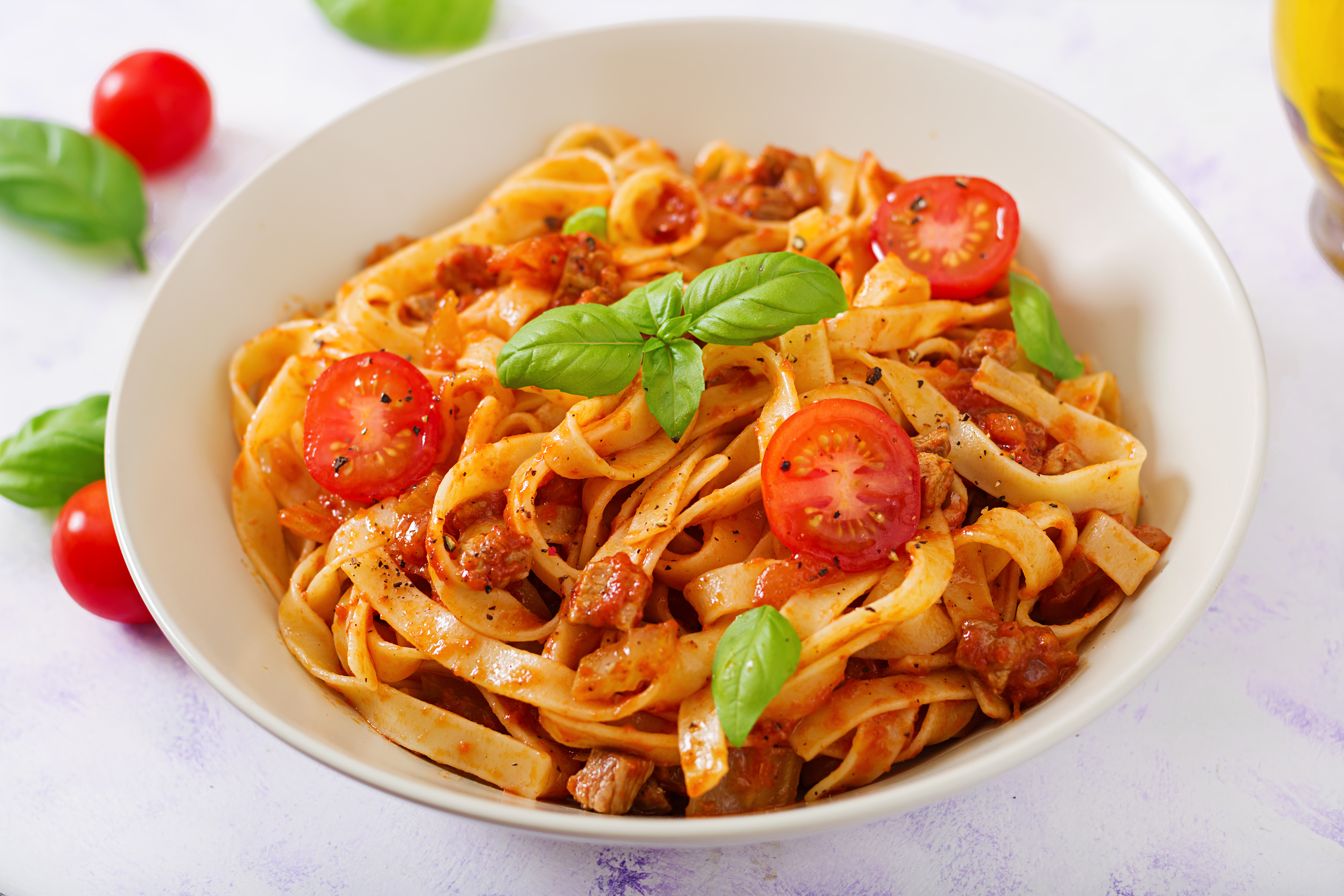 fettuccine Bolognese